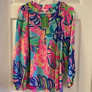 Lilly Pulitzer Elsa Multi Exotic Garden Small NWT